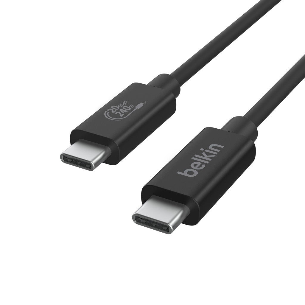 Belkin CONNECT™ USB4 Cable (240W, 20Gbps, 2m) Belkin CONNECT™ USB4 Cable (240W, 20Gbps, 2m)